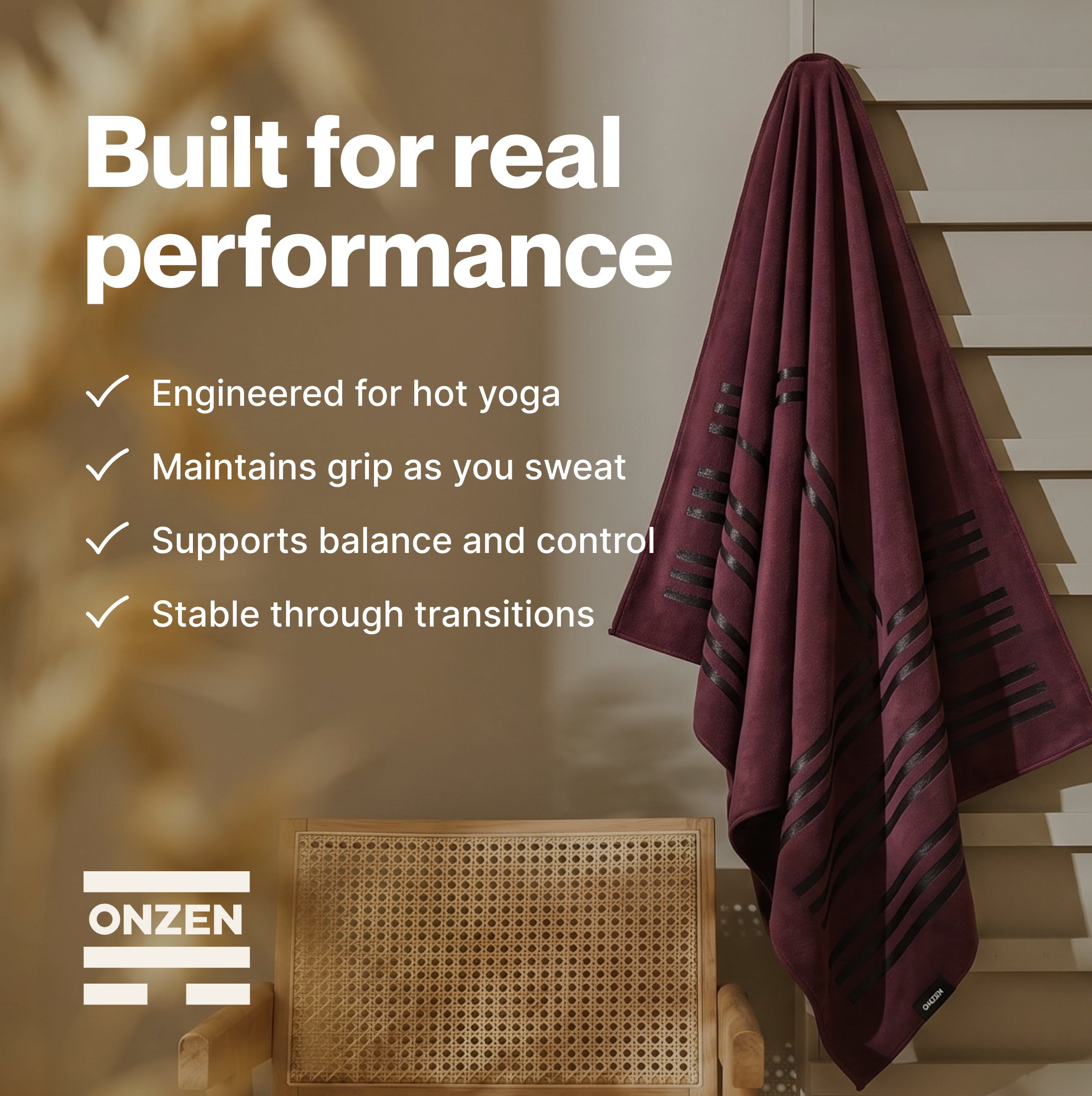 Super Grip Pro Yoga Towel