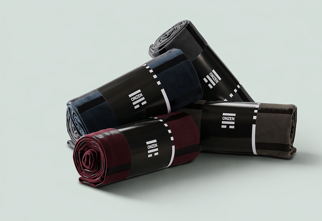 Onzen Premium Rolled Towels Stack
